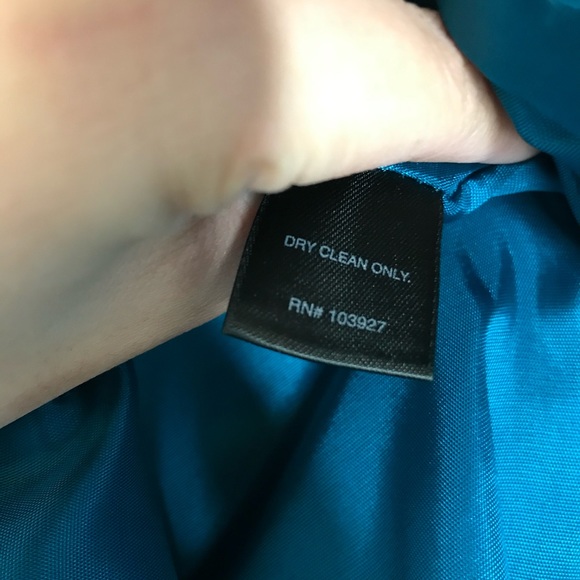 Marc Jacobs Blue Wool Side Button Pencil Skirt - Picture 4 of 5